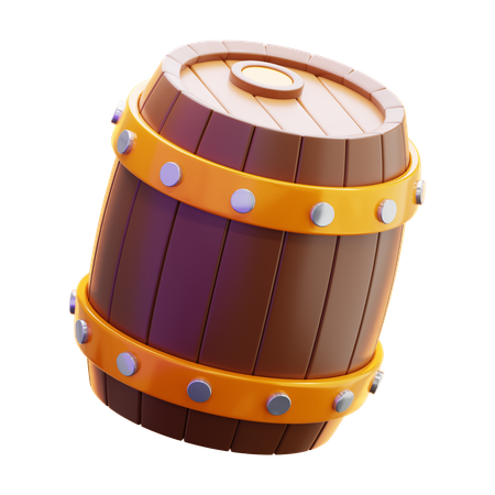 맥주통  3D Icon