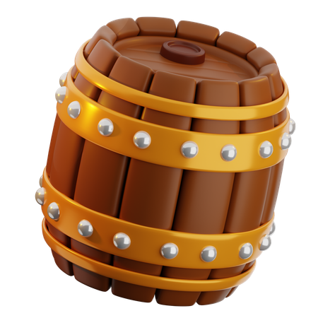 맥주통  3D Icon