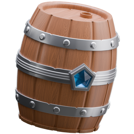 맥주통  3D Icon