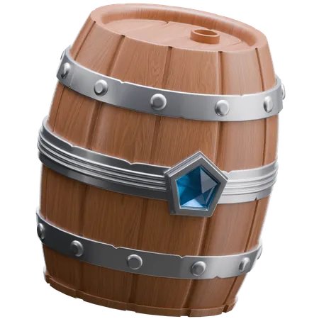 맥주통  3D Icon