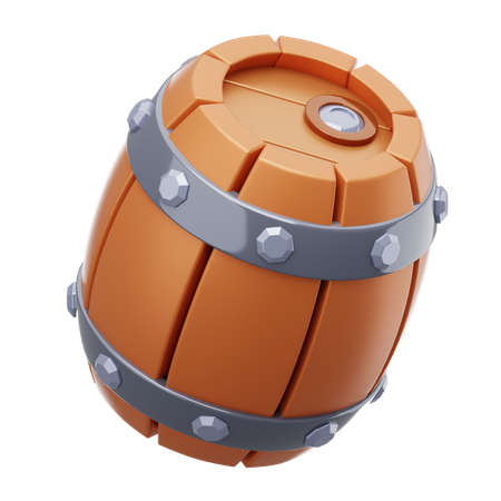 Beer Barrel  3D Icon