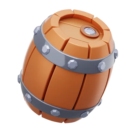 Beer Barrel  3D Icon