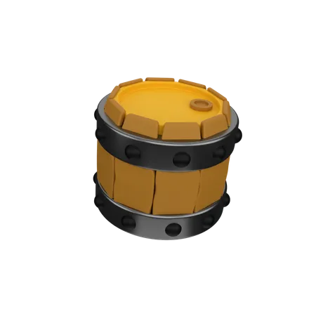 Beer Barrel  3D Icon