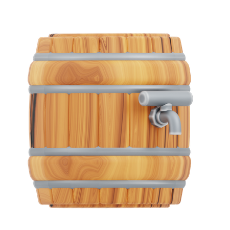 Beer Barrel  3D Icon