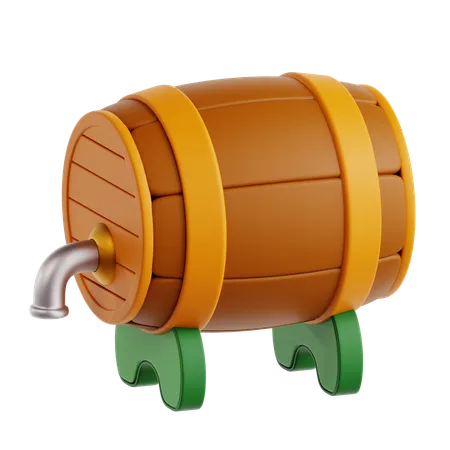 Beer Barrel  3D Icon