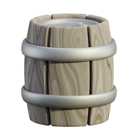 Beer Barrel  3D Icon