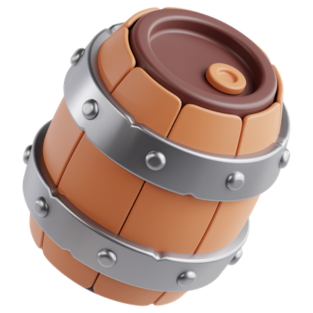 Beer Barrel  3D Icon