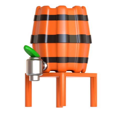 Beer barrel  3D Icon