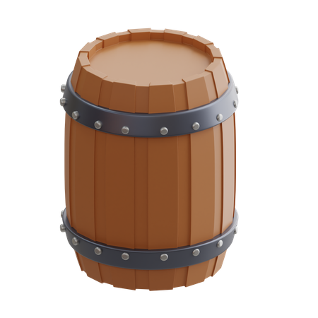 Beer Barrel  3D Icon