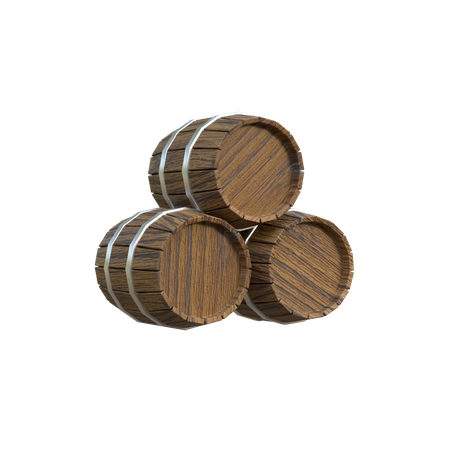 Beer Barrel  3D Illustration