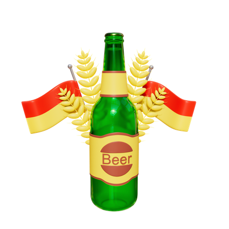 Beer Bottle  3D Icon