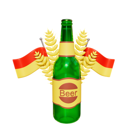 Beer Bottle  3D Icon