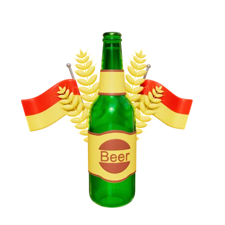 Beer Bottle  3D Icon