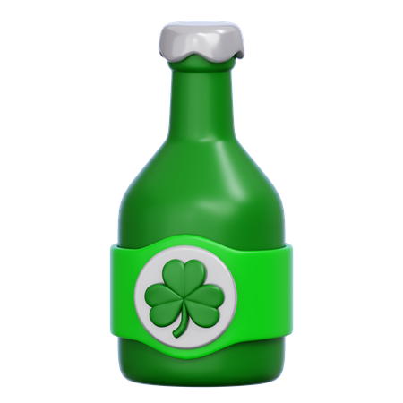 Beer Bottle  3D Icon