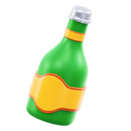 Beer Bottle  3D Icon