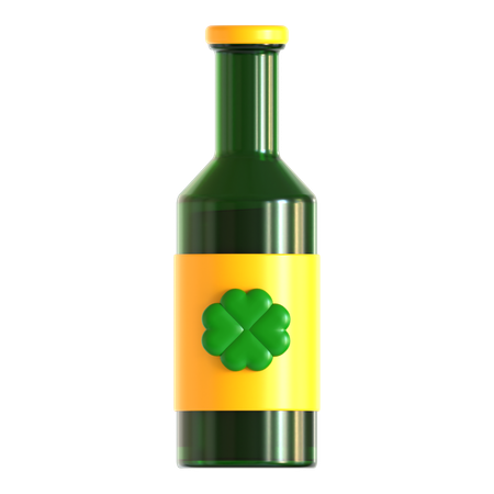 Beer bottle  3D Icon