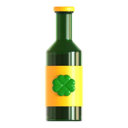 Beer bottle  3D Icon