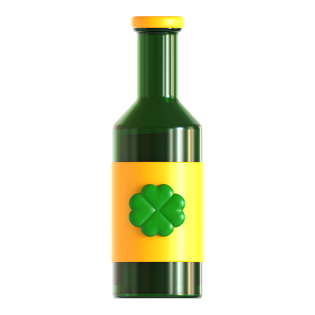 Beer bottle  3D Icon