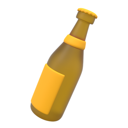 Beer Bottle  3D Icon