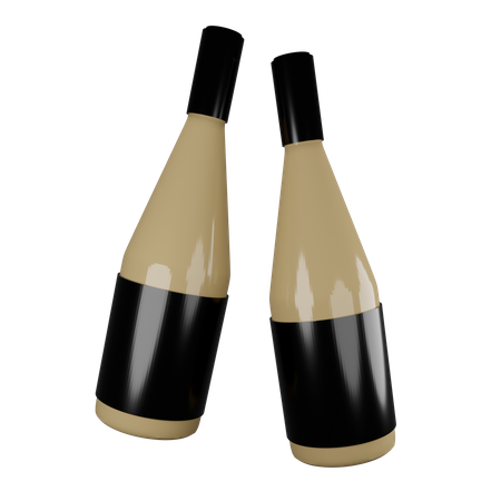 Beer bottle  3D Icon