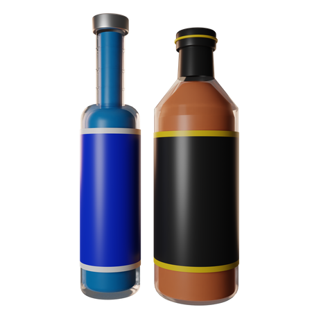 Beer Bottle  3D Icon