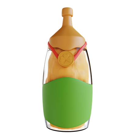Beer Bottle  3D Icon