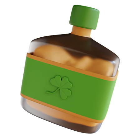 Beer Bottle  3D Icon