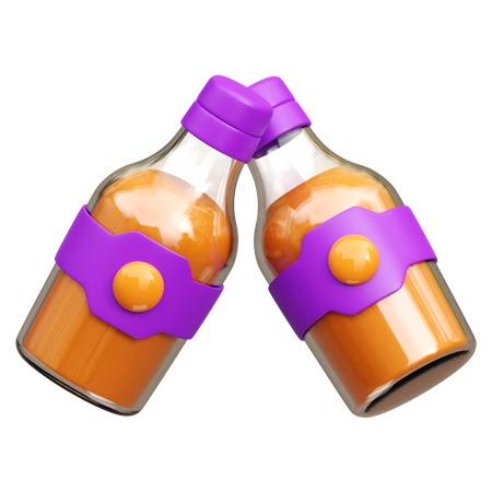 Beer Bottle  3D Icon