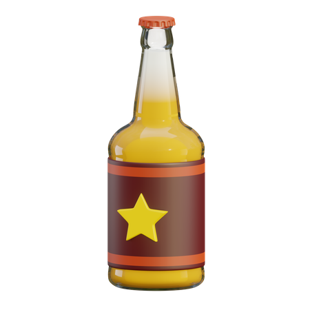 Beer Bottle  3D Icon