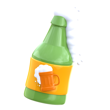 Beer Bottle  3D Icon