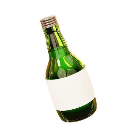 Beer Bottle  3D Icon