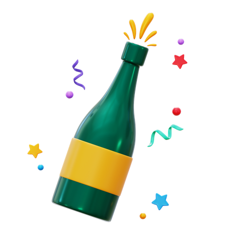 Beer Bottle  3D Icon