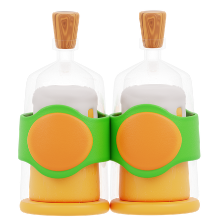 Beer Bottle  3D Icon
