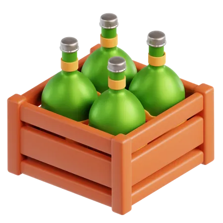 Beer Bottles  3D Icon