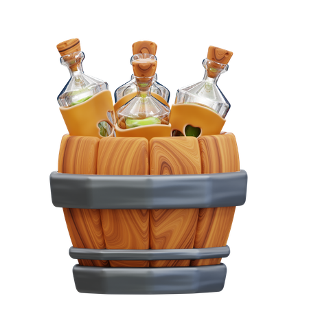 Beer Bucket  3D Icon