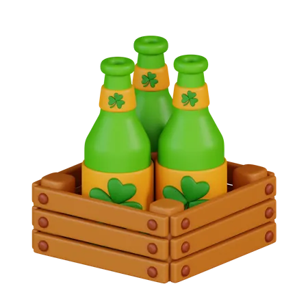 Beer Crate  3D Icon