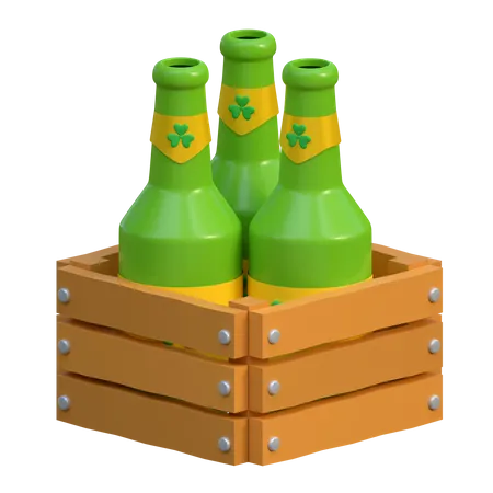 Beer Crate  3D Icon