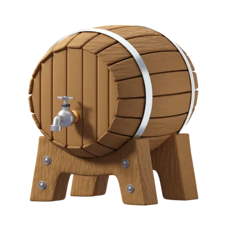 Beer Drum  3D Icon