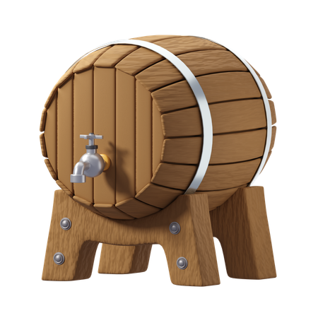 Beer Drum  3D Icon