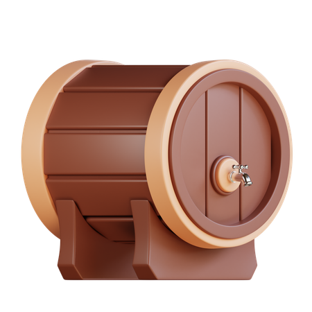 Beer Drum  3D Icon