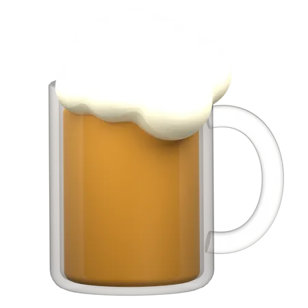 Beer Glass 3 D Icon Illustration 3D Icon