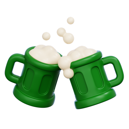 Beer Glass Cheers  3D Icon