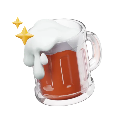 맥주 잔  3D Icon