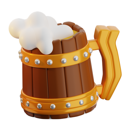 맥주 잔  3D Icon
