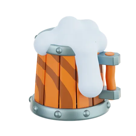 맥주 잔  3D Icon