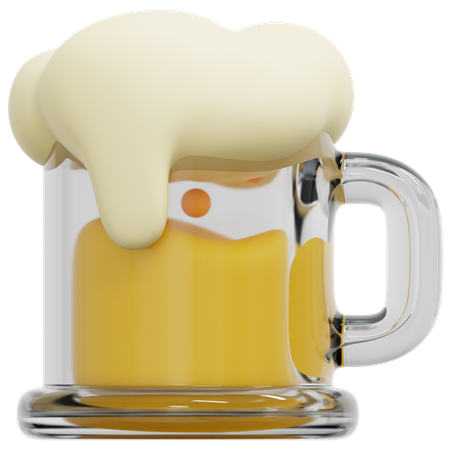 맥주 잔  3D Icon