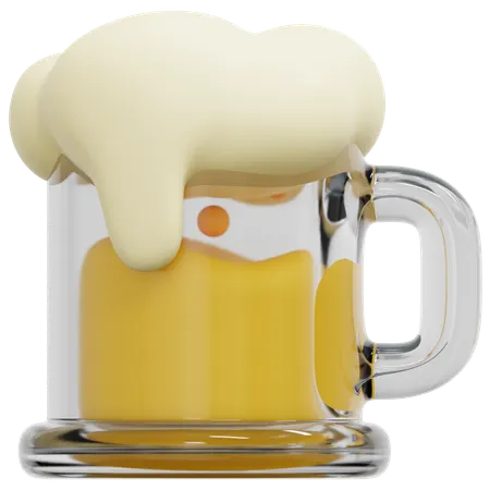 맥주 잔  3D Icon
