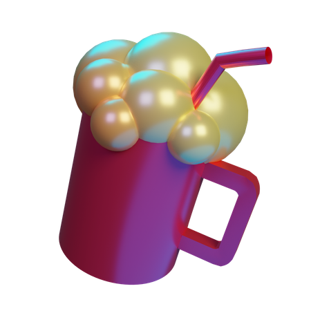 Beer mug  3D Illustration