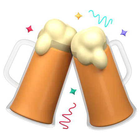 Beer Mug 3 D Icon Illustration 3D Icon