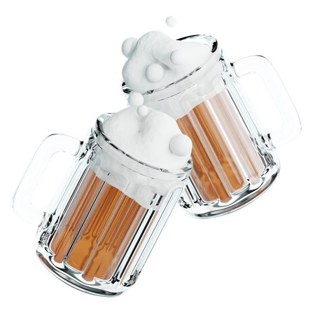 Beer mug cheers  3D Icon